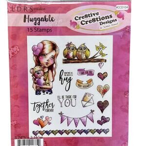LDRS Creative - Cre8tive Cre8tions Designs - Huggable - Stamp Set - NEW